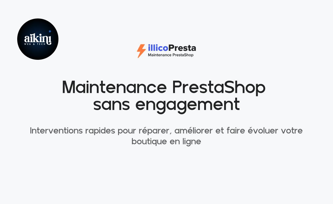 Tester la maintenance PrestaShop en toute simplicité avec illicoPresta
